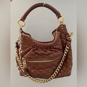 Marc Jacobs Stam Quilted Leather Hobo Bag
